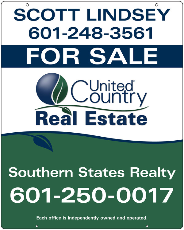 Hanging Agent Sign Panel, 30h x 24w, Steel